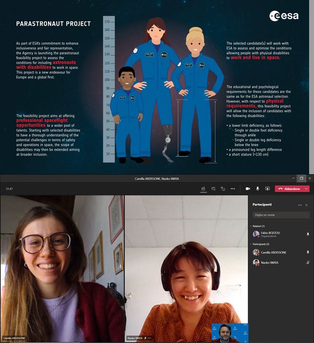 interview on ESA parastronaut selection