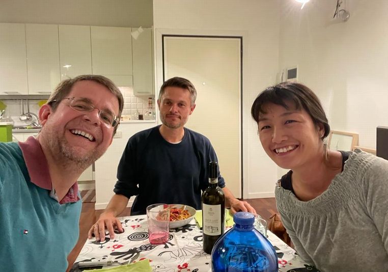 Marcella, Fabio, and Naoko