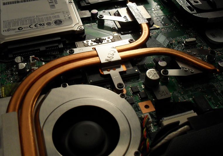 heat pipe in laptop PC
