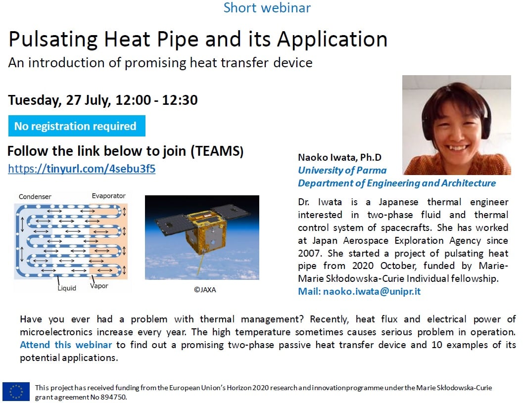 announcement of webinar